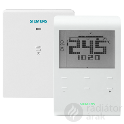 Siemens RDE100.1RFS programozható szobatermosztát