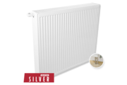 Silver UNI radiátor szelepes 33K 900x600 Jobb, beépített szelepes, alsó bekötési pont, ajándék egységcsomag