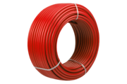 Everline Alupex előre szigetelt ötrétegű alubetétes műanyag cső 20x2 piros 50m/tekercs (víz, fűtés)