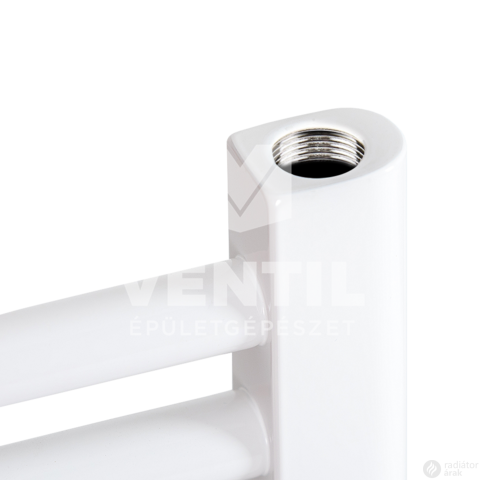 Silver 400X1800 mm egyenes törölközőszárító radiátor fehér