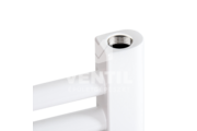 Silver 700X1600 mm íves törölközőszárító radiátor fehér